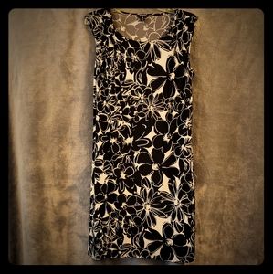 4/$20 George brand black&white dress size medium
